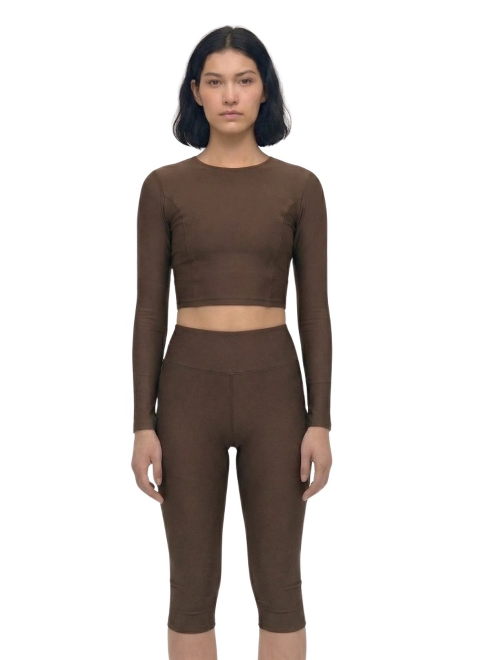 LONG SLEEVE CROPPED TOP - Arabica